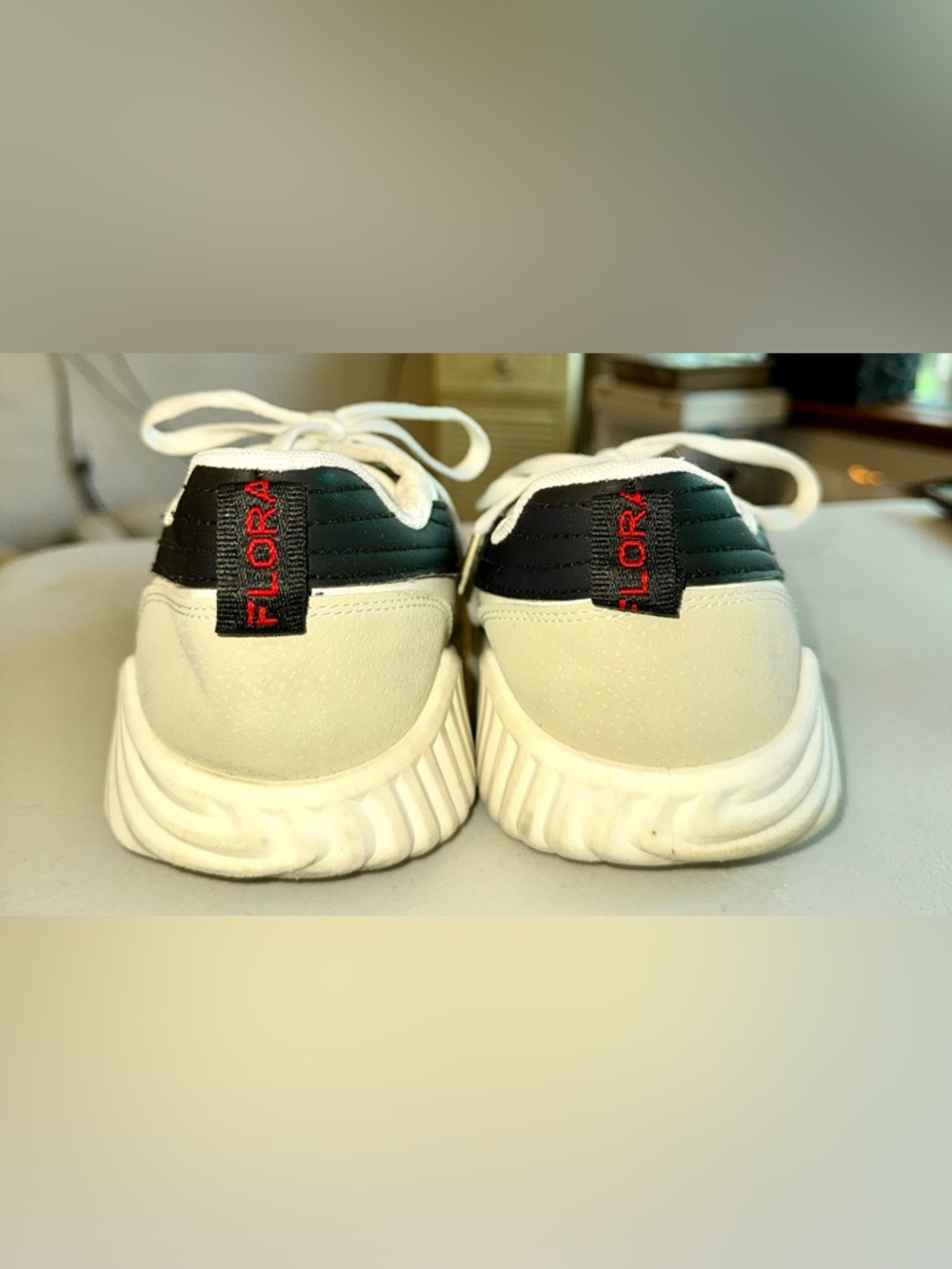 Casual Athletic Sneakers in Beige and Black - Lightweight Comfort - Picture 7 of 7